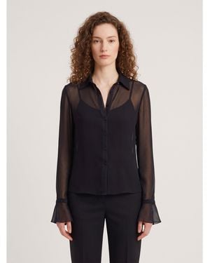 Gucci Light Silk Georgette Shirt - Blue