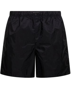 Prada Re-Nylon Swim Shorts - Black