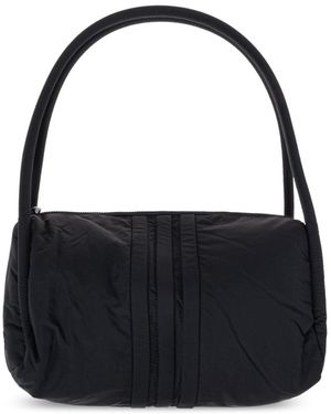Y-3 Padded Stripes Logo Shoulder Bag - Black