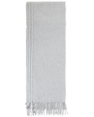 Brunello Cucinelli Silk Scarf - Gray