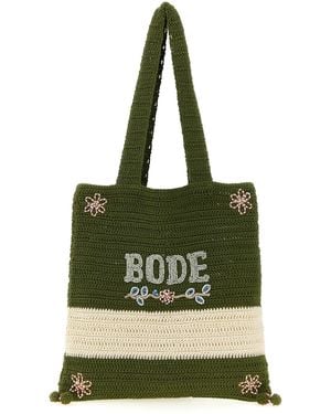 Bode 'Sherbet' Shopping Bag - Green