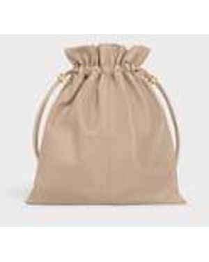 Celine Small Crystal Pouch - Natural
