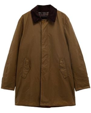 Baracuta X Barbour Tyne Waxed Coat - Brown