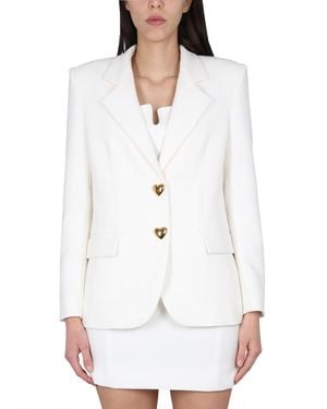 Moschino Single-Breasted Jacket - White