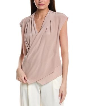 Brunello Cucinelli Light Silk Draped Shirt - Multicolor