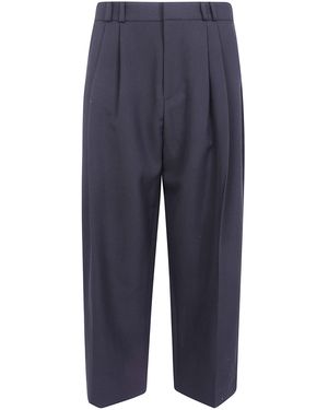 Studio Nicholson Double Pleat Volume Pant - Blue