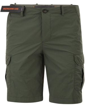 Rrd Stretch Technical Cargo Bermuda Shorts - Green