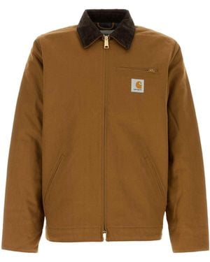 Carhartt Caramel Cotton Detroit Jacket - Brown