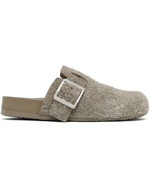 Loewe Easy Buclke Slippers - Gray