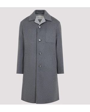 Ami Paris Car Coat - Gray