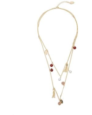 Twinset Necklace 'Necklace' Brass - White