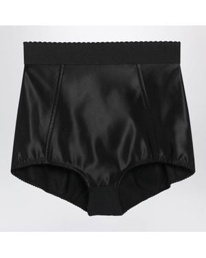 Dolce & Gabbana Satin Culottes - Black