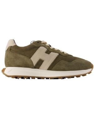 Hogan H601 Allacciato H Patch Sneakers - Brown
