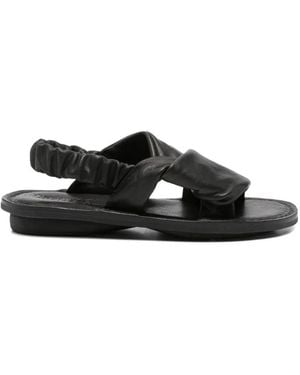 Trippen "Embrace" Flat Sandals - Black
