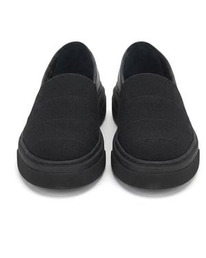 Ferragamo Cassiopea Slip-On Sneaker, Canvas - Black