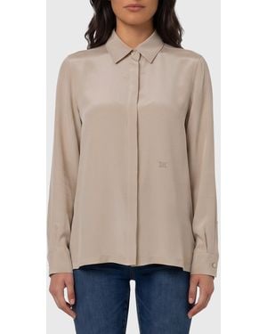 Max Mara Geranium Silk Shirt - Natural