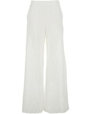 Pinko Pants Cotton - White