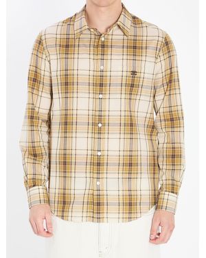 Celine Checked Shirt - Natural