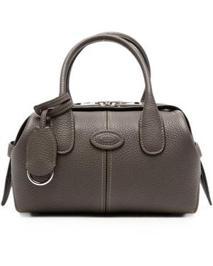 Tod's Di Bag Mini Leather Handbag - Gray