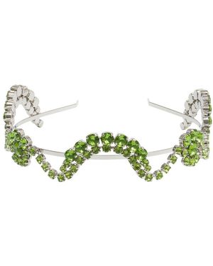 Simone Rocha Scalloped Sepal Headband - Green