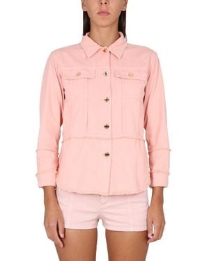 Tom Ford Cotton Denim Shirt - Pink