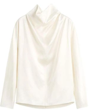 TOTEME Cowl Neck Blouse - White