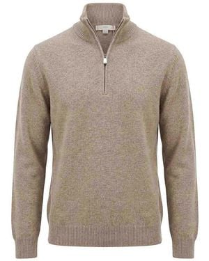Malo Cashmere V Neck - Gray