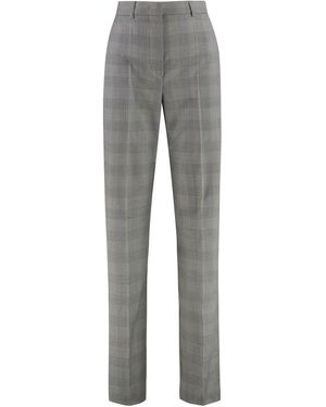 Max Mara Tailored Wool Pants - Gray