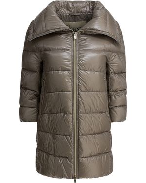 Herno "Cleope" Long Down Jacket - Gray