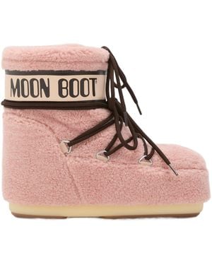 Moon Boot Mb Icon Low Fleece - Pink