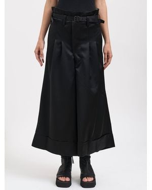 Junya Watanabe High Waist Pants - Black