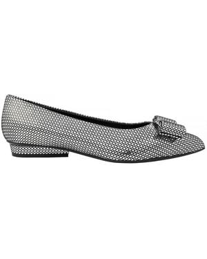Ferragamo Viva Ballet Flats - Gray