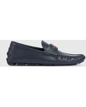 Gucci Driver Moccasin - Blue