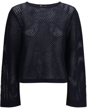 Allude Sweater Boatneck - Blue