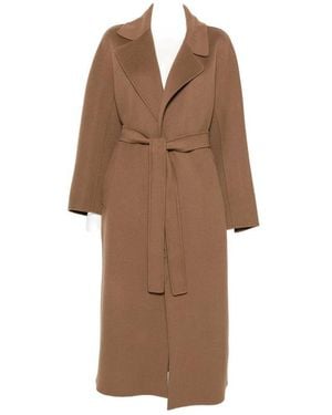 Max Mara Coat Penelope Virgin Wool - Brown
