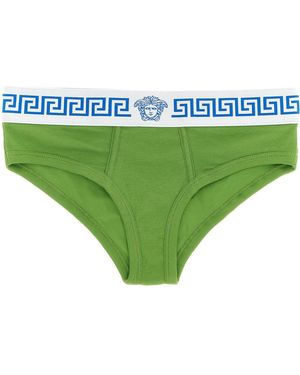 Versace 'Medusa' Briefs - Green
