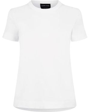 Canada Goose Label Broadview Logo T-Shirt - White