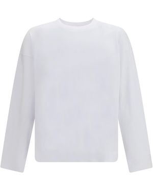 Dries Van Noten Crewneck Long Sleeve T-Shirt - White