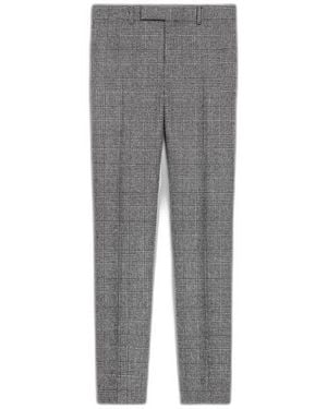 Celine Prince Of Wales Pants - Gray