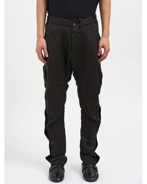 Masnada Baggy Copper Pants - Black