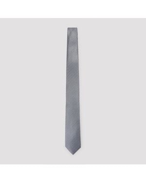Brioni Silk Tie - Gray