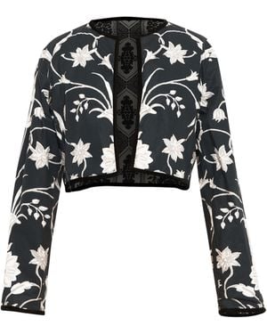 Beyond By Vera Joan Reversible Jacket - Black