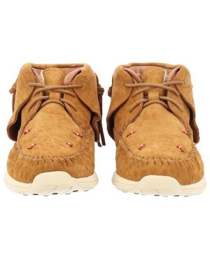 Visvim Lamb Skin Rubber Loafer - Natural