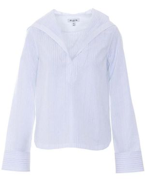 Alaïa Hooded Shirt - White