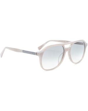 Brunello Cucinelli Panam Acetate Sunglasses - White