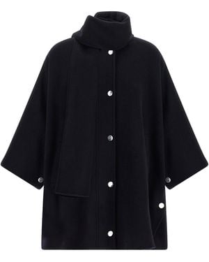Pinko Caban Coat - Blue