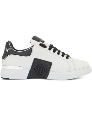 Philipp Plein Skull Motif Sneakers - Black