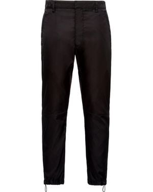 Prada Re-Nylon Cropped Pants - Black