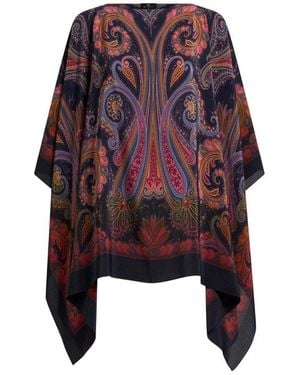 Etro Cape Ak19D Wrja0027 X0885 - Blue