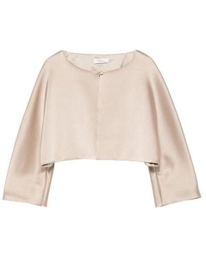 Fely Campo Cropped Jacket - Natural